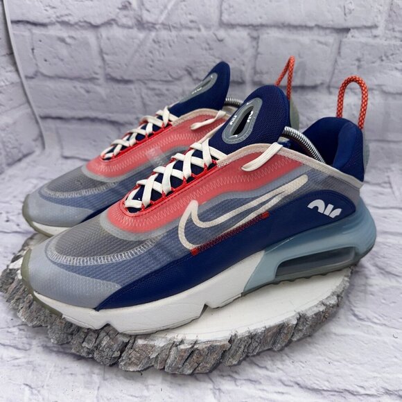 Nike Air Max 2090 Shoes Mens 10.5 Blue Red Running Sneakers CT1091-101 main image 6